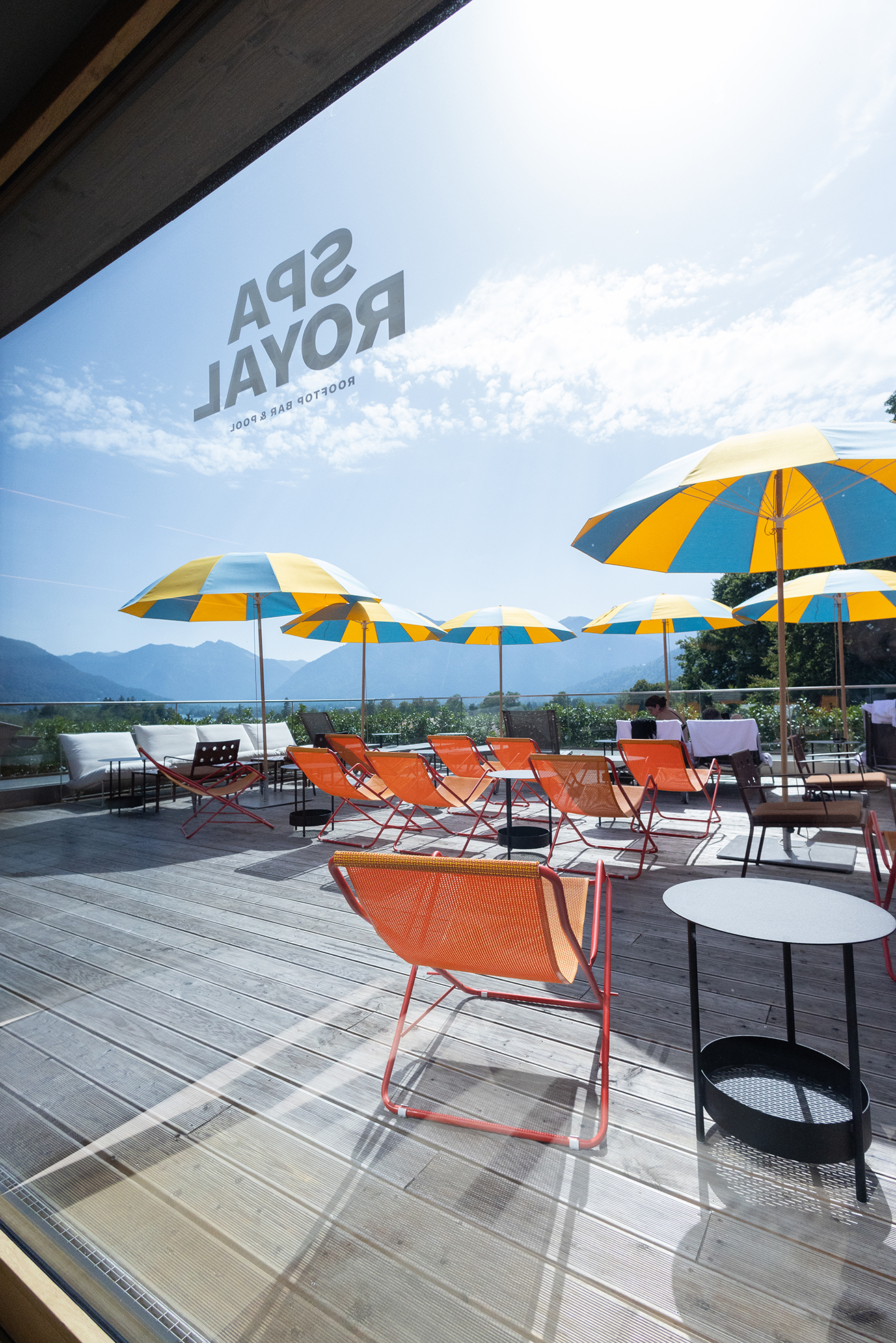 Rooftop terrace Hotel Bussi Baby
