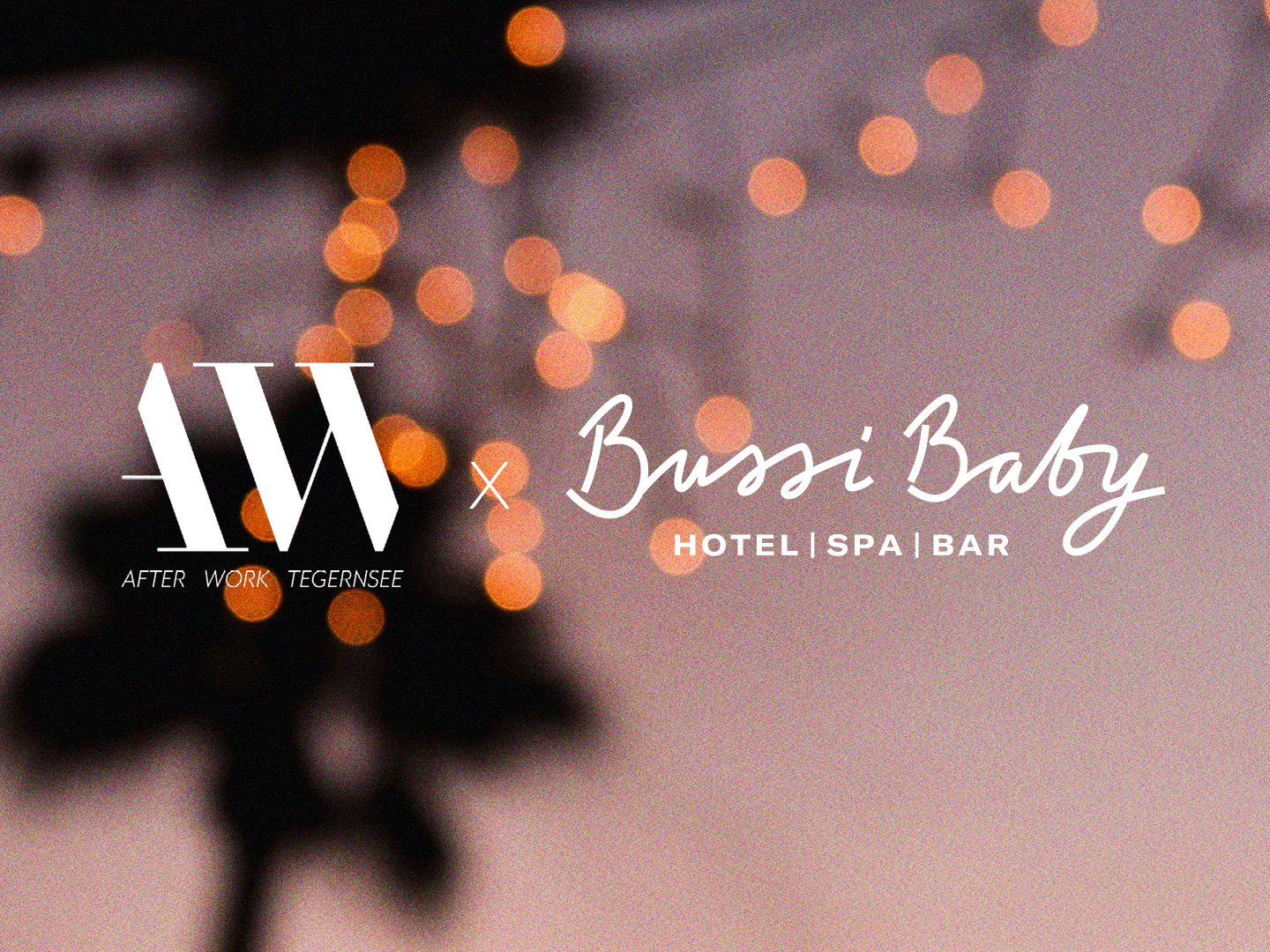 "After Work" Logo Hotel Bussi Baby 